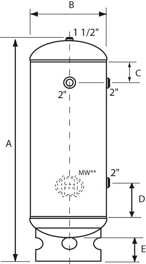 Air Receivers Niles Steel Tank