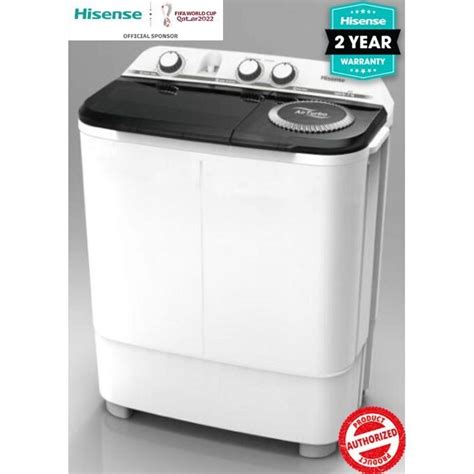 Hisense Wsbe Kg Twin Tub Washing Machine White