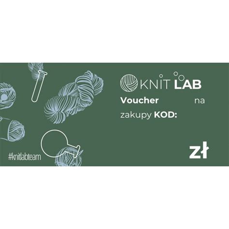 Voucher Bon Podarunkowy Elektroniczny Akcesoria Knitlab