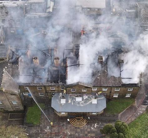 Dramatic Drone Pictures Show Devastating State Of Bradford School