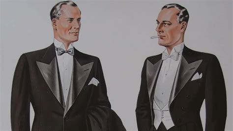 Depression Era Black Tie 1930s Golden Age Of Tuxedos