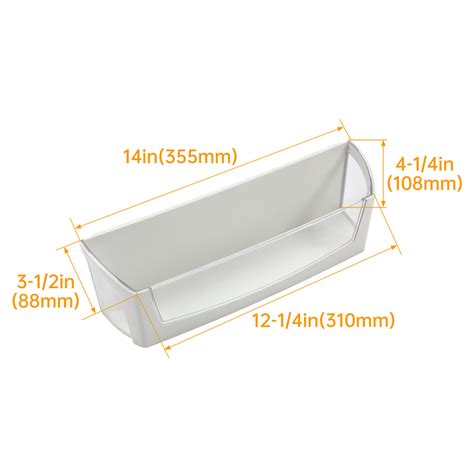 Compatible With Whirlpool Refrigerator Wpw Door Shelf