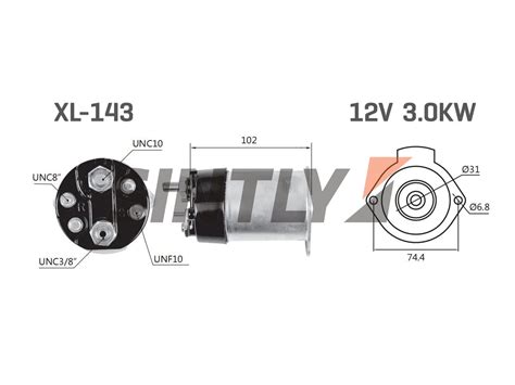 Starter Solenoid Switch ZM 551 AS PL SS1001 WAI 66 101 1 Cargo 130499