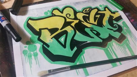 Como Hacer Un Graffiti Best Speed Drawing Youtube