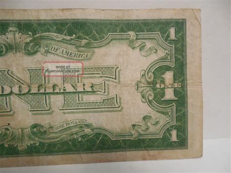 1934 Funny Back Silver Certificate Large Blue Seal And Large Blue One On Face Vg