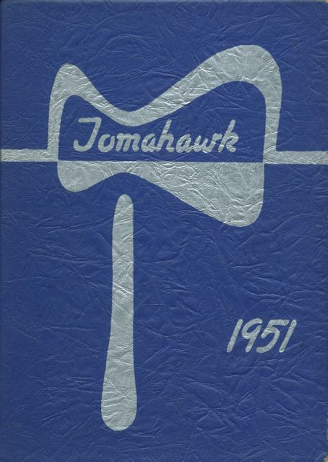 1951 yearbook from Okemos High School from Okemos, Michigan for sale