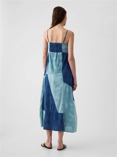 Indigo Patchwork Maxi Dress Gap