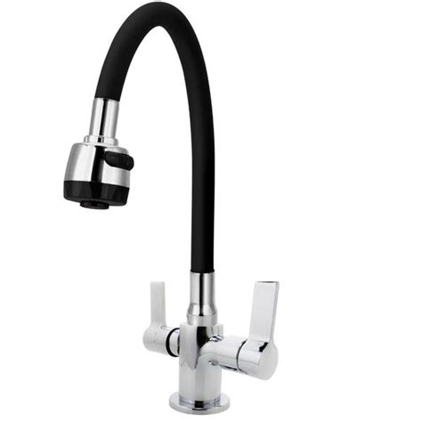 Torneira Misturador Monobloco Cozinha Gourmet Preto Mesa Leroy Merlin