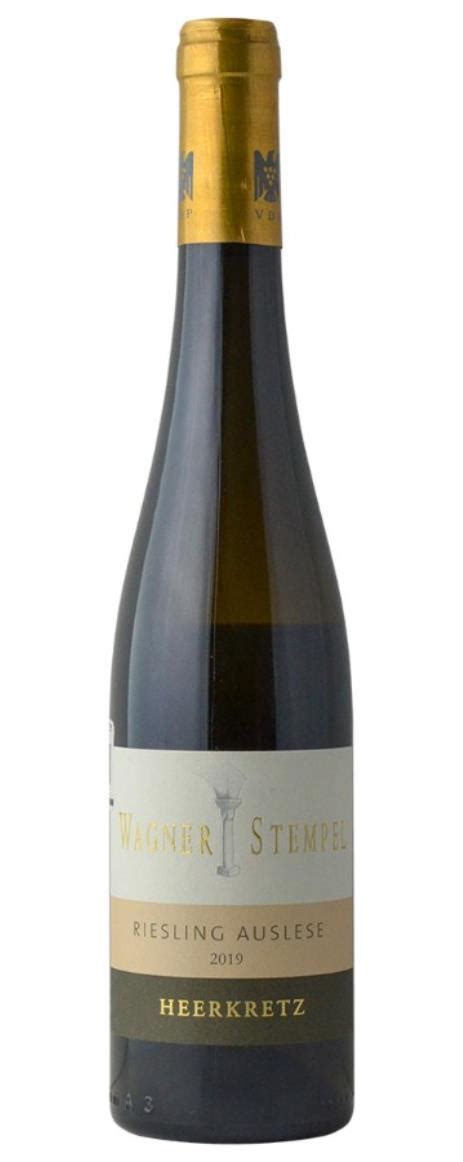 Buy 2019 Wagner Stempel Heerkretz Riesling Auslese 500ML Online