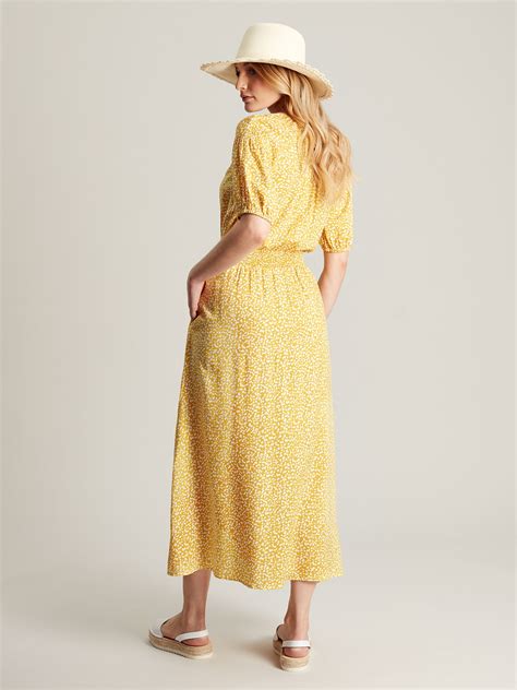 Buy Rochelle Yellow Dress From The Joules Online Shop