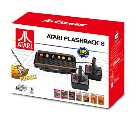 Atari Flashback 8 Classic Game Console With Built In 105 Games W2