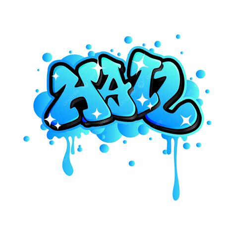 Hail Graffiti Typography Vector, Hail, Graffiti, Typography PNG and ...