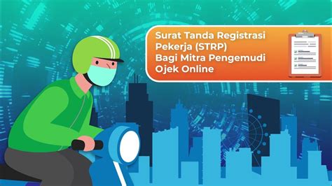 Surat Tanda Registrasi Pekerja Strp Qr Code Untuk Mitra Pengemudi