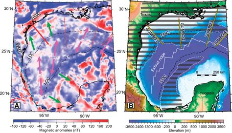 A Magnetic Anomaly Map Maus Et Al 2009 Of The Gulf Of Mexico The