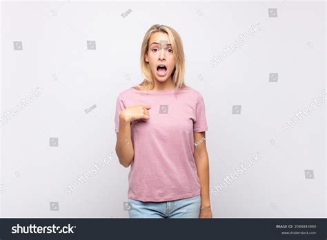shocked surprised mouth wide open stock photo