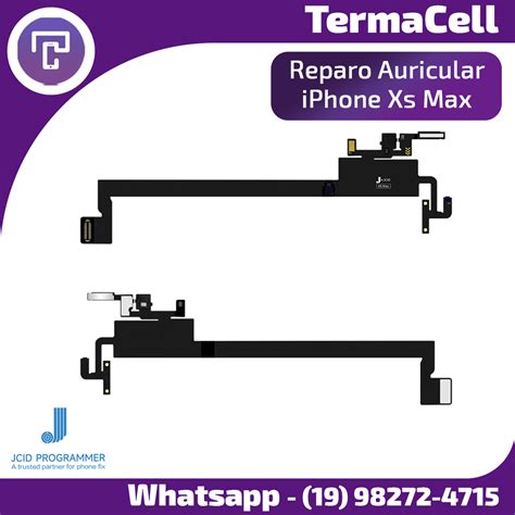 Cabo Flex Do Auricular Para Iphone Xs Max Jcid Terma Cell