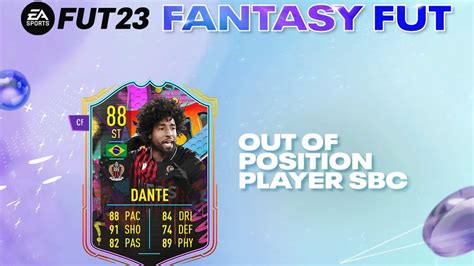 Fifa Sbc Dante Out Of Position Cheapest Solutions And Review