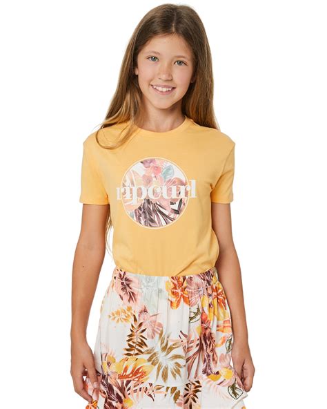 Rip Curl Girls Tallows Tee Teen Orange Surfstitch