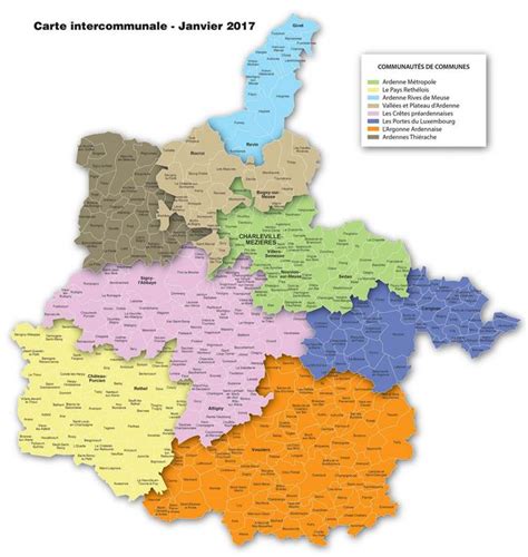 Carte Des Ardennes Carte Du D Partement