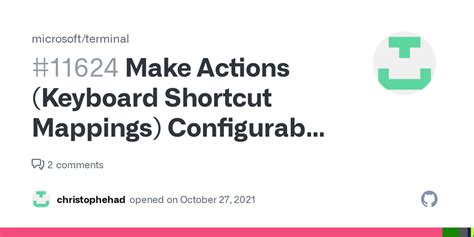 Make Actions Keyboard Shortcut Mappings Configurable Per Profile