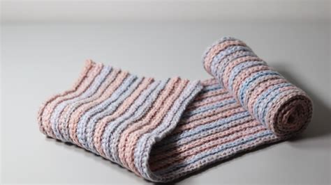 【100均毛糸】【かぎ針編み】色の入り方が可愛いショートマフラー編みましたcrochet Scarf モコタロウブログ 編み物