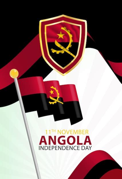 Premium Vector Angola Independence Day On November