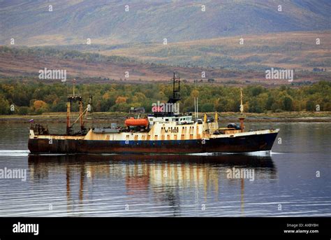 Norwegian Scandinavian Scandinavia Europe European Trawler Hi Res Stock