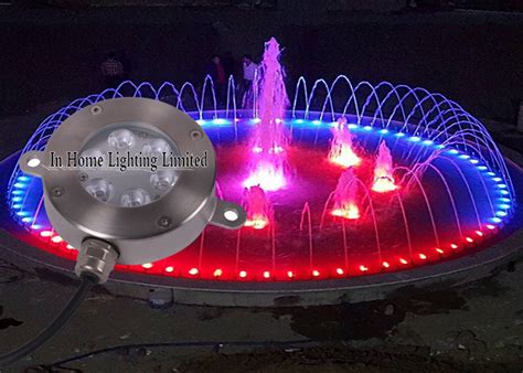 12V DC 18 W LED Underwater Light RGB Remote Control LED Fountain Lights