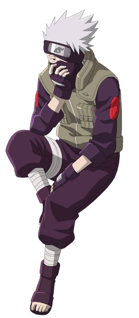 Kakashi Hatake Sitting Lineart Colored By Dennisstelly On Deviantart