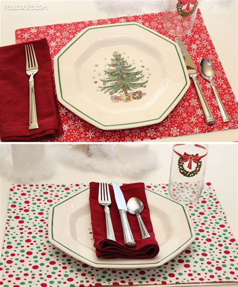 How To Make Reversible Christmas Placemats Tutorial