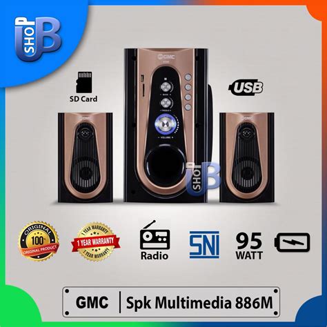 Jual Speaker Gmc M Bluetooth Multimedia Speaker Shopee Indonesia