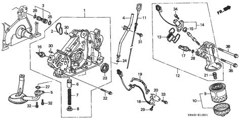 1999 Honda Accord Engine Oil System Diagram Thelowlows