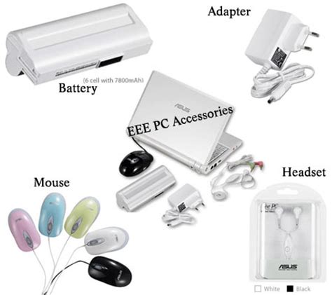 Asus EEE PC Accessories Released - TechGadgets