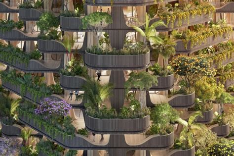 Vincent Callebaut Unveils Bioclimatic Leed Gold Timber Tower Life