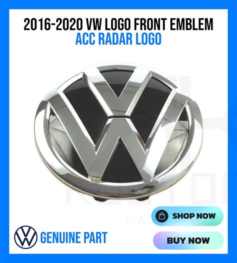 Genuine Vw Front Badge Logo Emblem Vw Golf Mk Passat B Polo P N