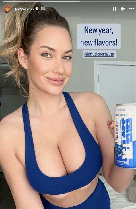 Paige Spiranac Wows Fans Again As Boobs Threaten To Burst Out Of Bra In