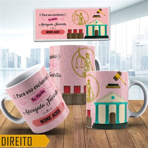 Caneca Profissão Advogada no Elo7 Nuvem Branca Ateliê 10D0CCE