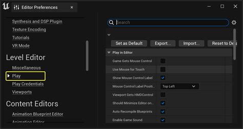 Play In Editor Settings In Unreal Engine Unreal Engine