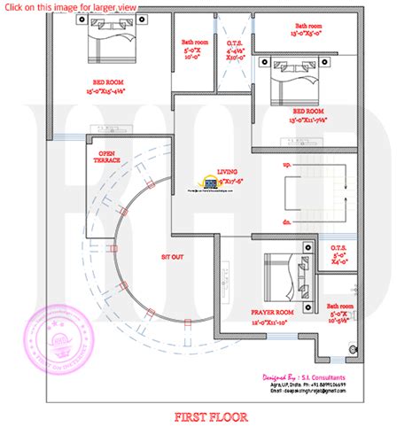 Ground Floor Plan House India - Ewnor Home Design