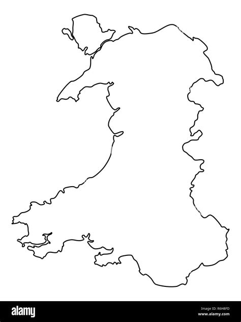 Blank Map Of Wales Celene Annamarie