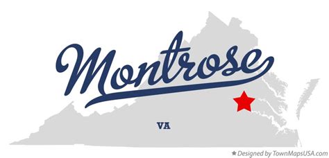 Map of Montrose, VA, Virginia