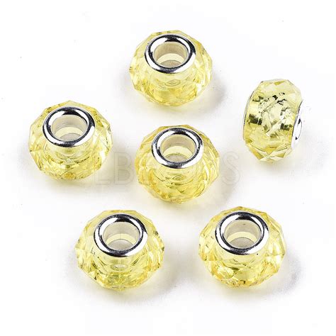 Transparent Resin European Beads Lbeads