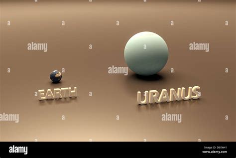 Une Fiche De Comparaison De Taille Entre Les Plan Tes Terre Et Uranus