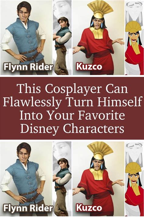 This cosplayer can flawlessly turn himself into your favorite disney ...