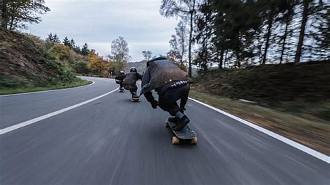 Downhill Longboard Wallpaper