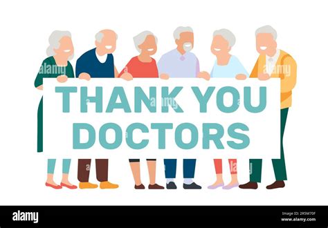 Thankful To Doctors Stock Vector Images Alamy