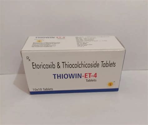 Mg Etoricoxib Thiocolchicoside Tablet At Rs Box Etoricoxib