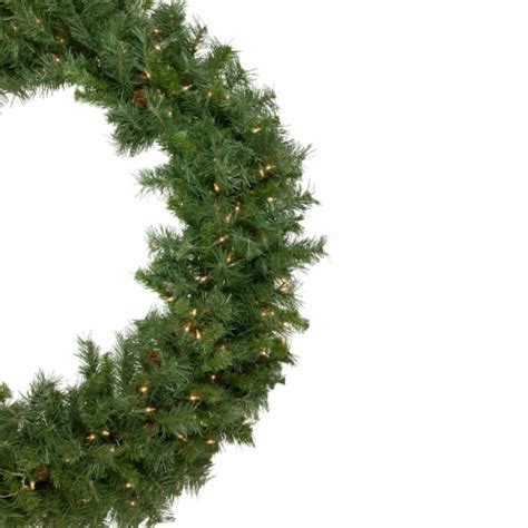 Northlight Pre Lit Black River Pine Artificial Christmas Wreath