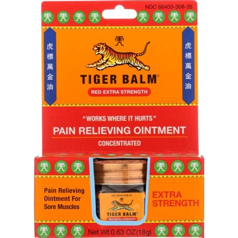 TIGER BALM Pain Relieving Ointment Extra Strength 0 63 Oz