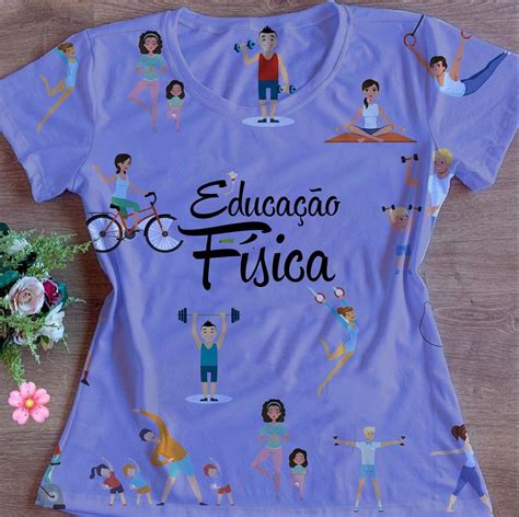 Tshirt Profiss O Educa O F Sica Modelo Baby Look Elo